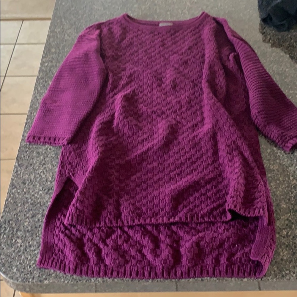 3/4 long sweater